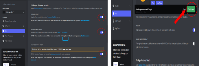 What are Discord Privileged Intents and how do I enable them